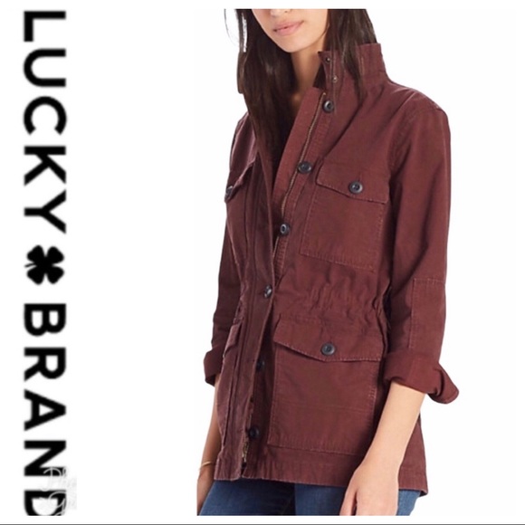 COPY - 💕SALE💕 Lucky Brand Burgundy Cargo Jacket - Picture 3 of 8